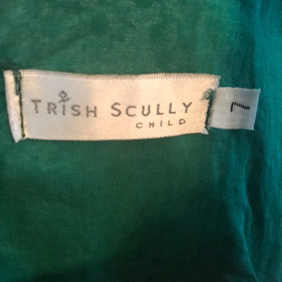 Trish Scully Child Emerald Green Hi-Low Dress Sz 7 - Picture 2 of 6